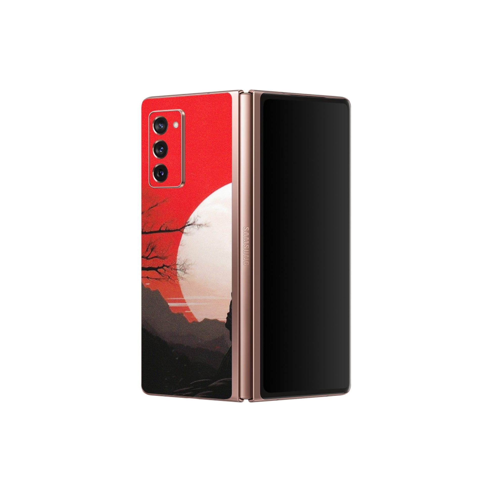 Samsung M/F/Note/Flip and C Phone Skins (All Models) - Samurai Anime - Matte Finish (M-141) Samsung Galaxy Z Fold 2