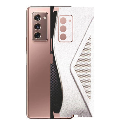 Samsung M/F/Note/Flip and C Phone Skins (All Models) - Black And White Iconic Convoy - Matte Finish (M-149) Samsung Galaxy Z Fold 2