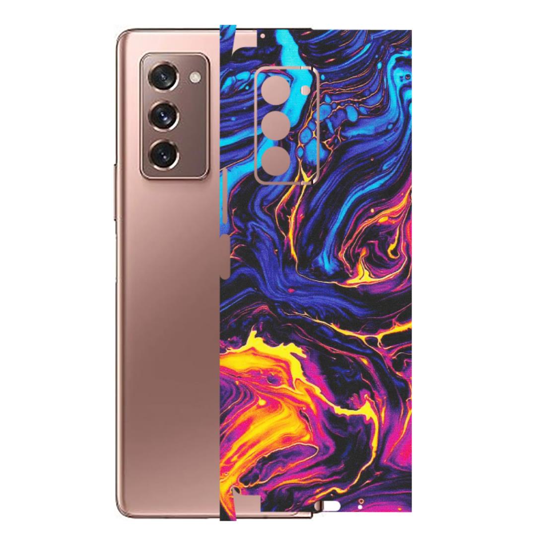Samsung M/F/Note/Flip and C Phone Skins (All Models) - Abstract Paint Classy - Matte Finish (M-15) Samsung Galaxy Z Fold 2