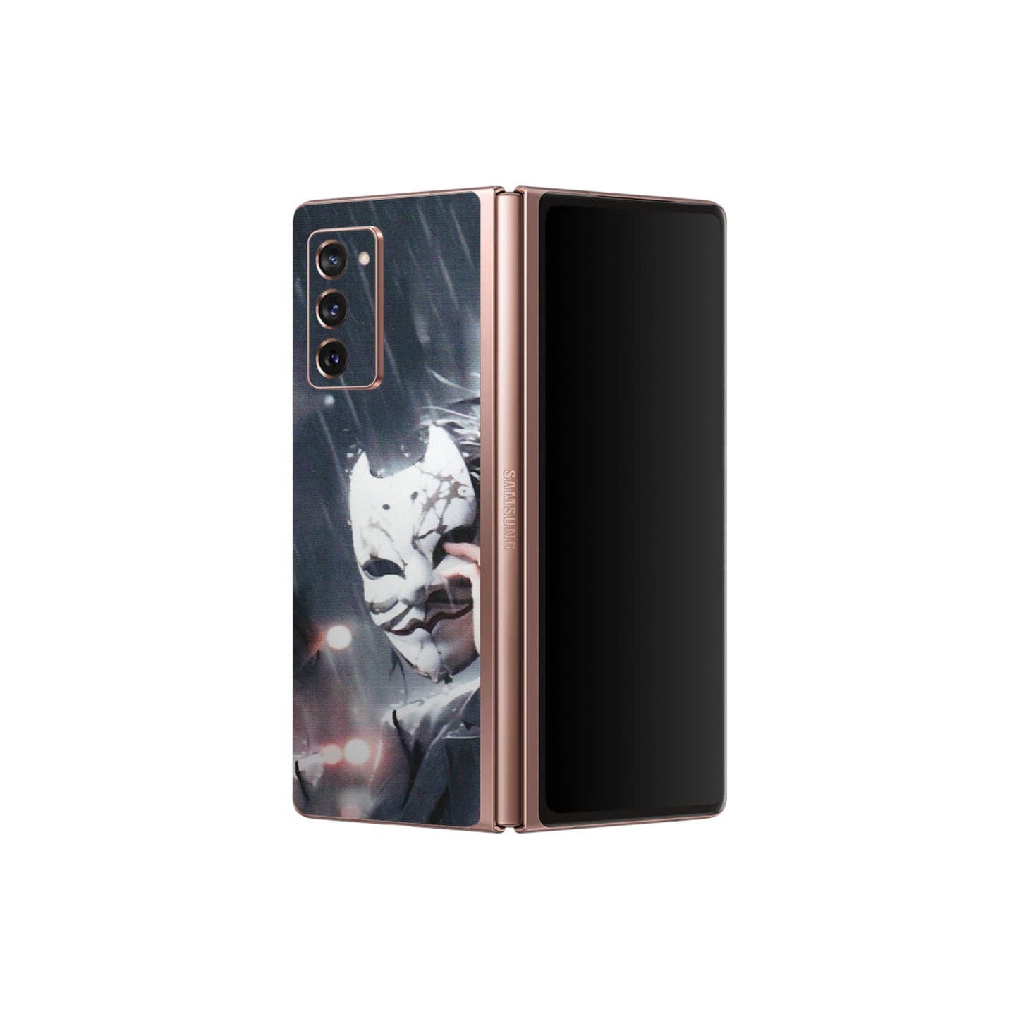 Samsung M/F/Note/Flip and C Phone Skins (All Models) - Kimestsu No Yaiba Anime - Matte Finish (M-154) Samsung Galaxy Z Fold 2