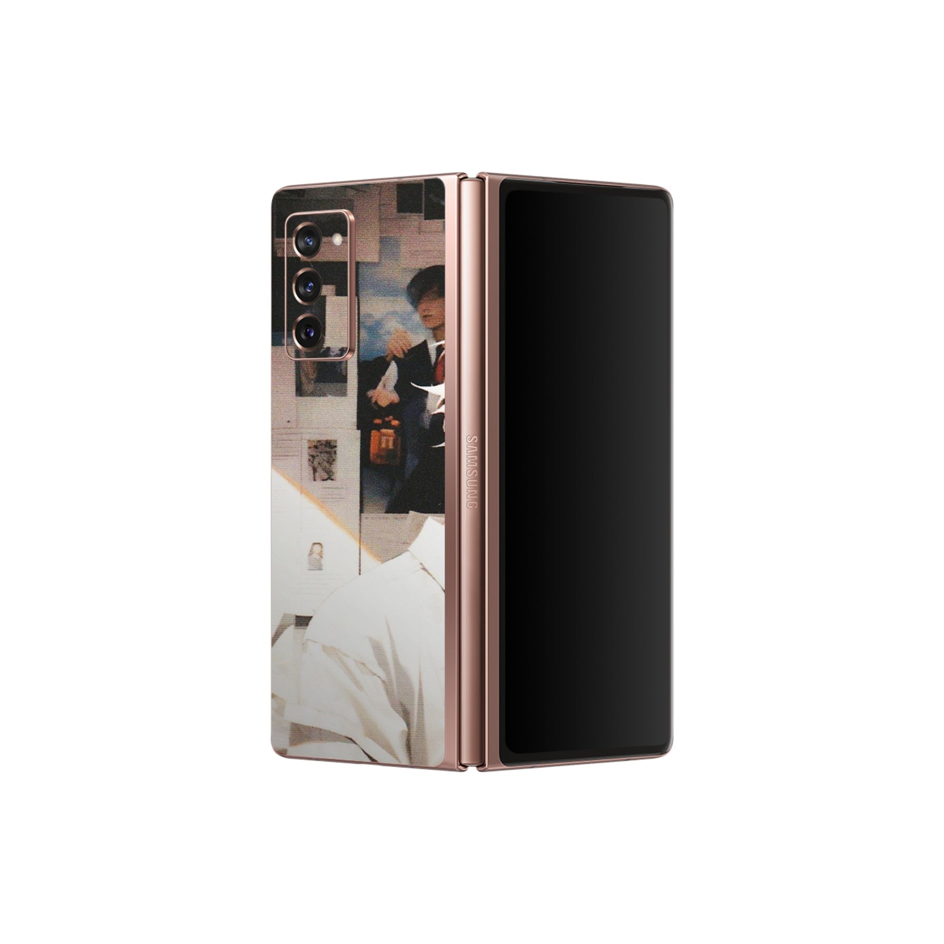 Samsung M/F/Note/Flip and C Phone Skins (All Models) - Gojo Satoru Jujustu Kaisen Anime - Matte Finish (M-156) Samsung Galaxy Z Fold 2