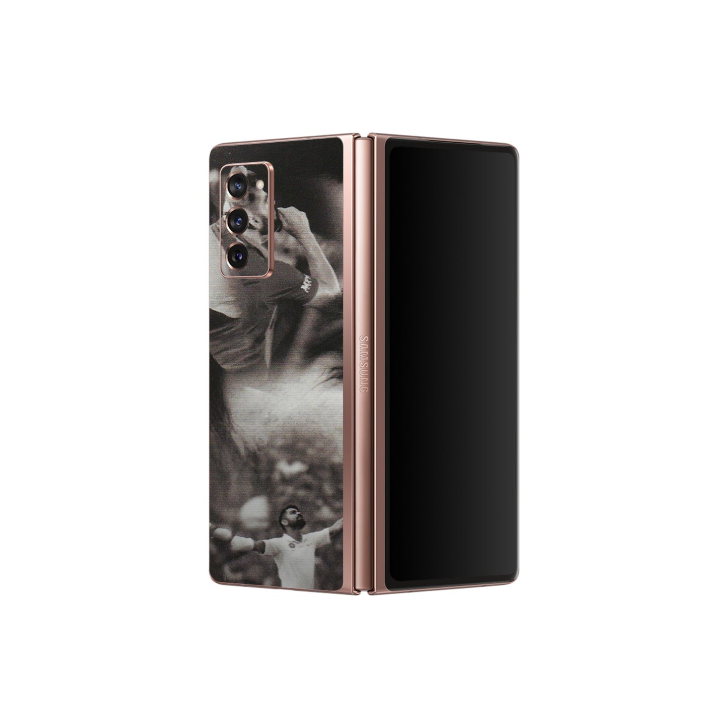 Samsung M/F/Note/Flip and C Phone Skins (All Models) - Virat Kohli Cricketer - Matte Finish (M-163) Samsung Galaxy Z Fold 2