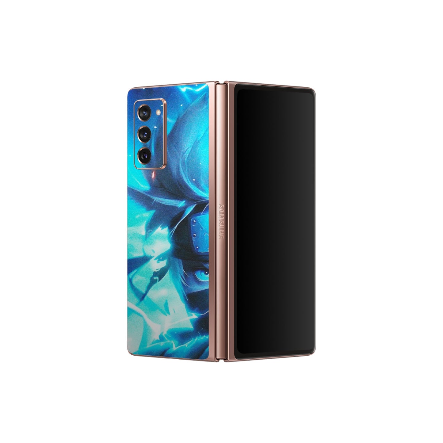 Samsung M/F/Note/Flip and C Phone Skins (All Models) - Naruto Storming Rage - Matte Finish (M-171) Samsung Galaxy Z Fold 2