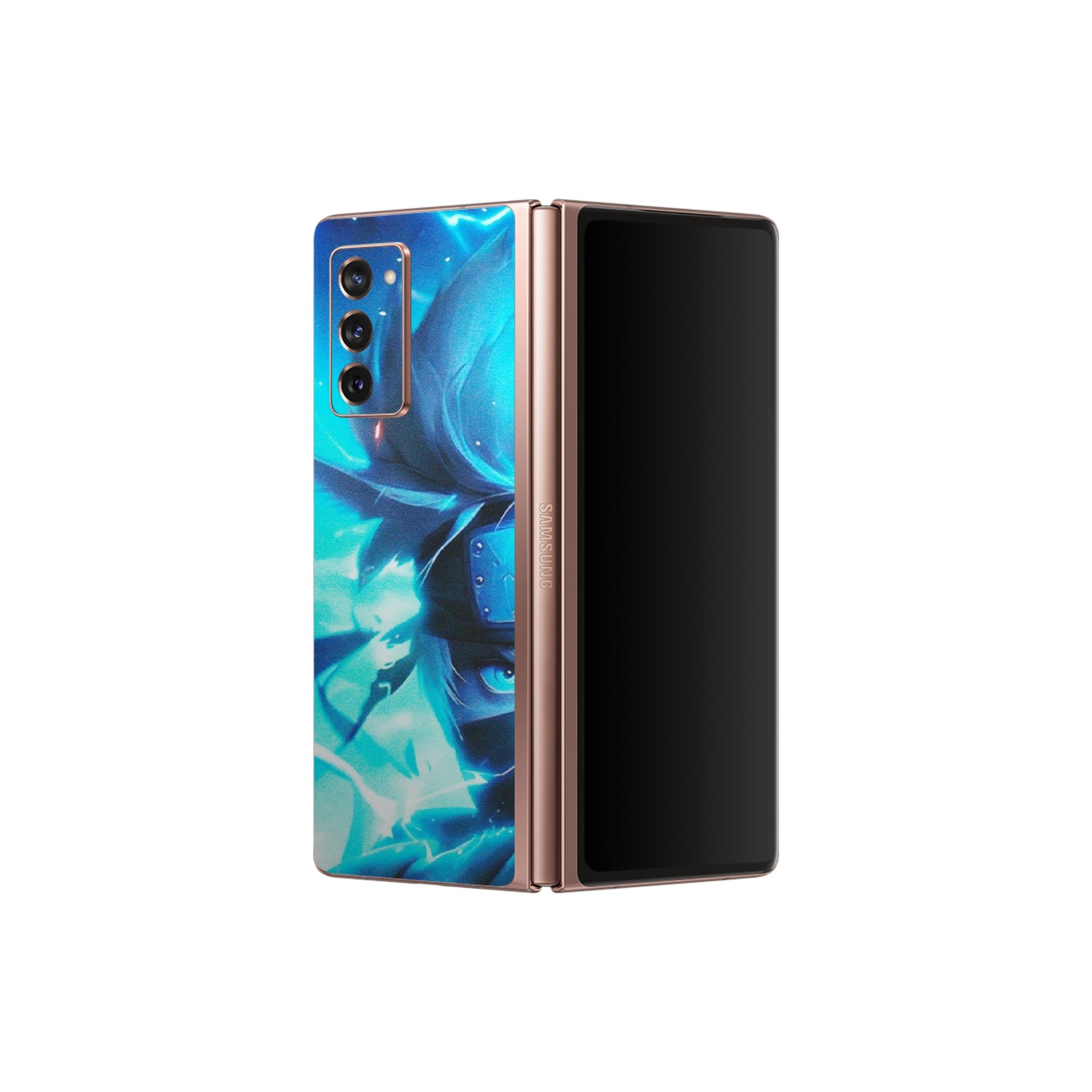 Samsung M/F/Note/Flip and C Phone Skins (All Models) - Naruto Storming Rage - Matte Finish (M-171) Samsung Galaxy Z Fold 2