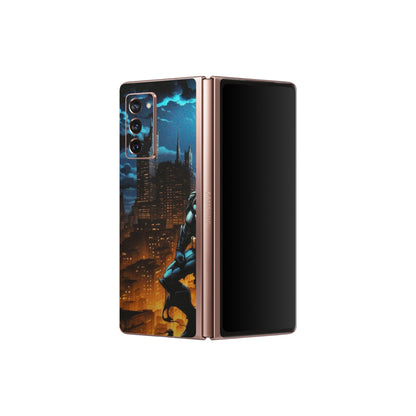 Samsung M/F/Note/Flip and C Phone Skins (All Models) - Batman Arkham City - Matte Finish (M-01) Samsung Galaxy Z Fold 2
