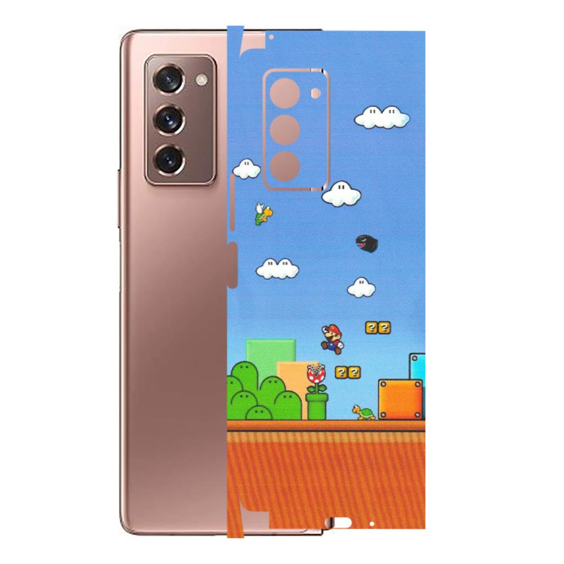 Samsung M/F/Note/Flip and C Phone Skins (All Models) - Mario Game Scene - Matte Finish (M-24) Samsung Galaxy Z Fold 2