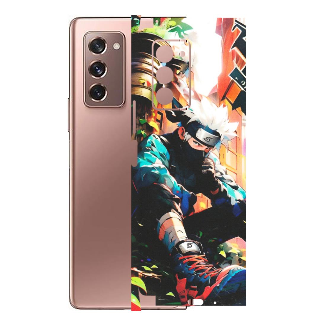 Samsung M/F/Note/Flip and C Phone Skins (All Models) - Ash & Pikachu - Matte Finish (M-26) Samsung Galaxy Z Fold 2