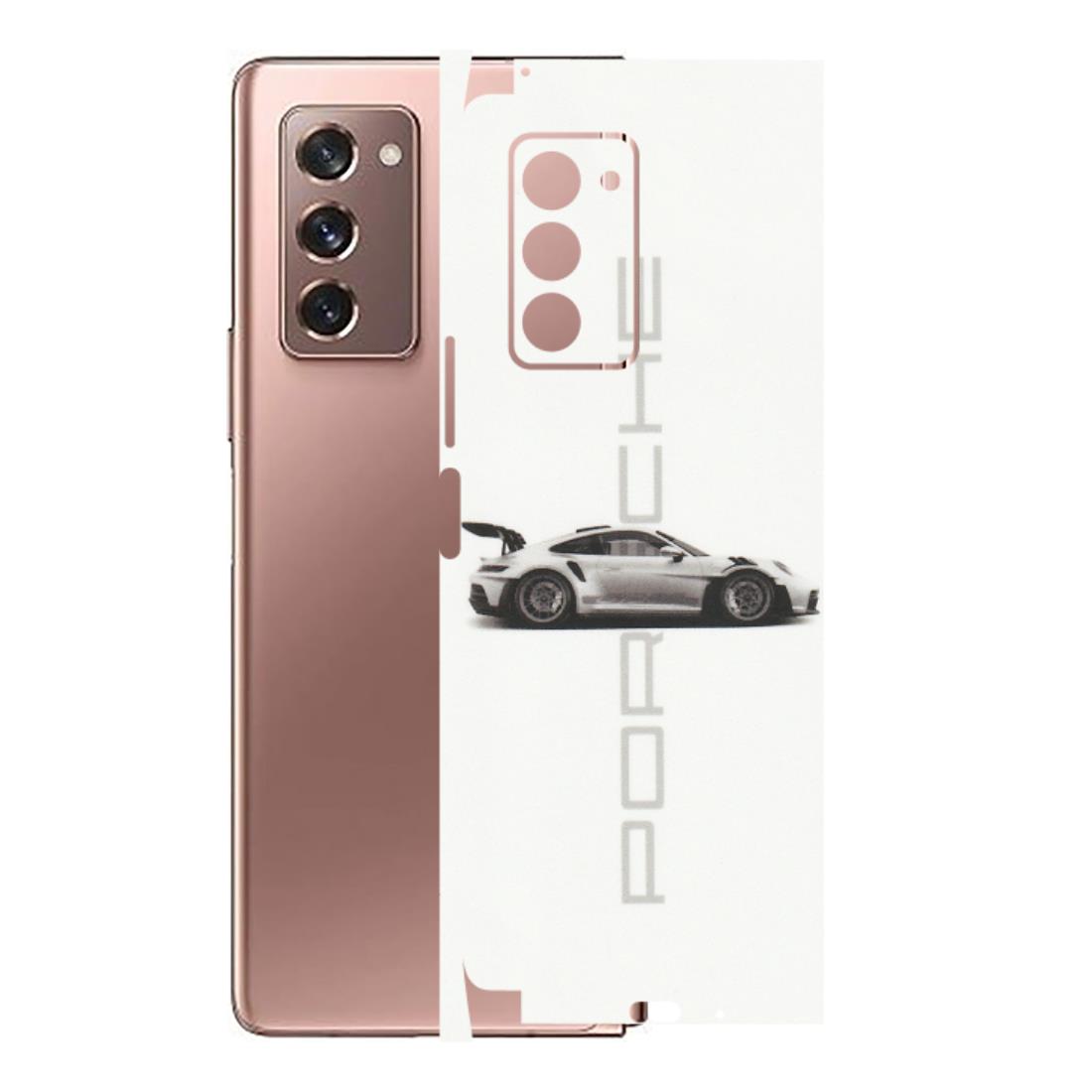 Samsung M/F/Note/Flip and C Phone Skins (All Models) - Porche Car Lover - Matte Finish (M-31) Samsung Galaxy Z Fold 2
