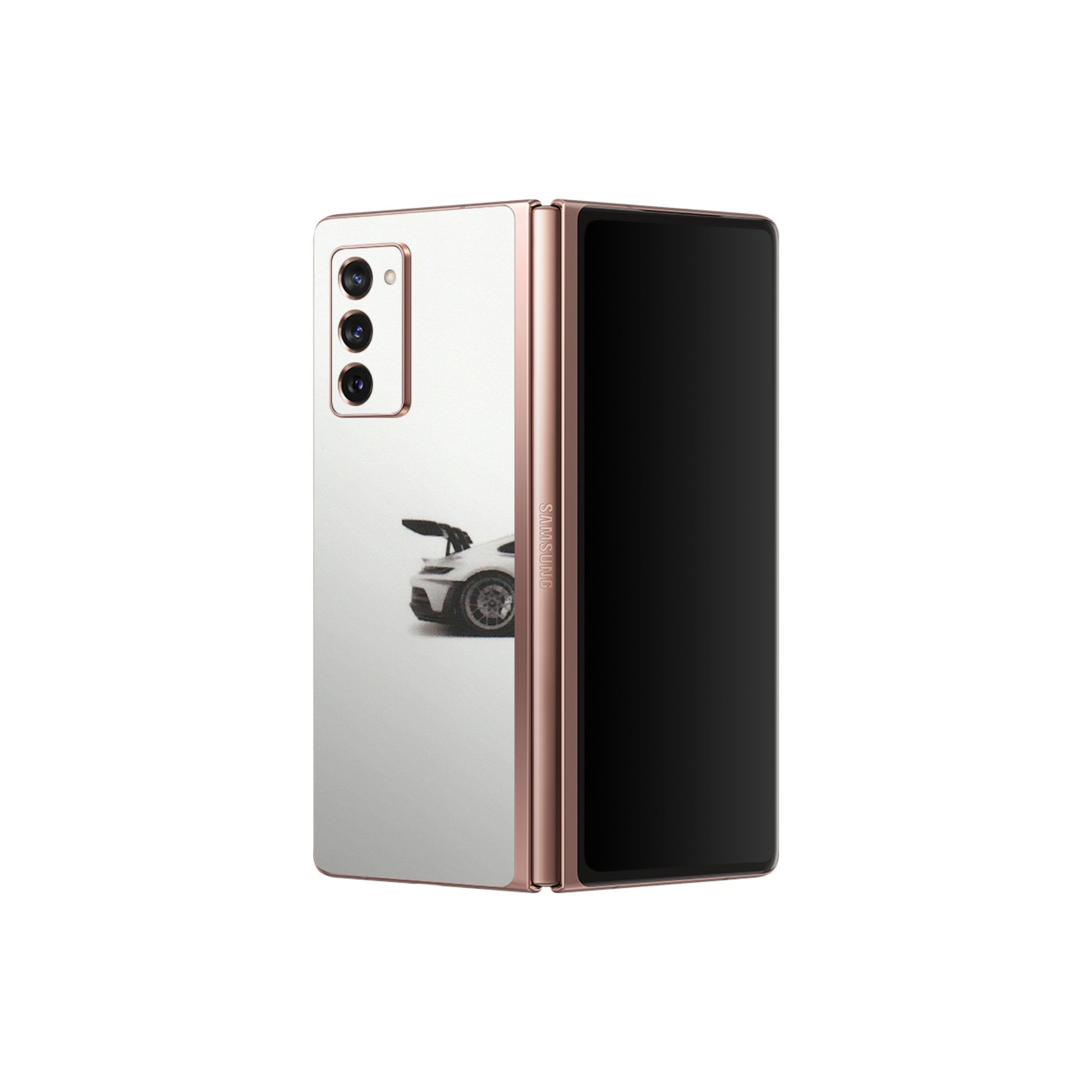 Samsung M/F/Note/Flip and C Phone Skins (All Models) - Porche Car Lover - Matte Finish (M-31) Samsung Galaxy Z Fold 2