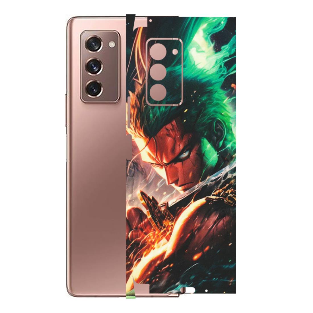 Samsung M/F/Note/Flip and C Phone Skins (All Models) - Anime Gojo Sword - Matte Finish (M-32) Samsung Galaxy Z Fold 2