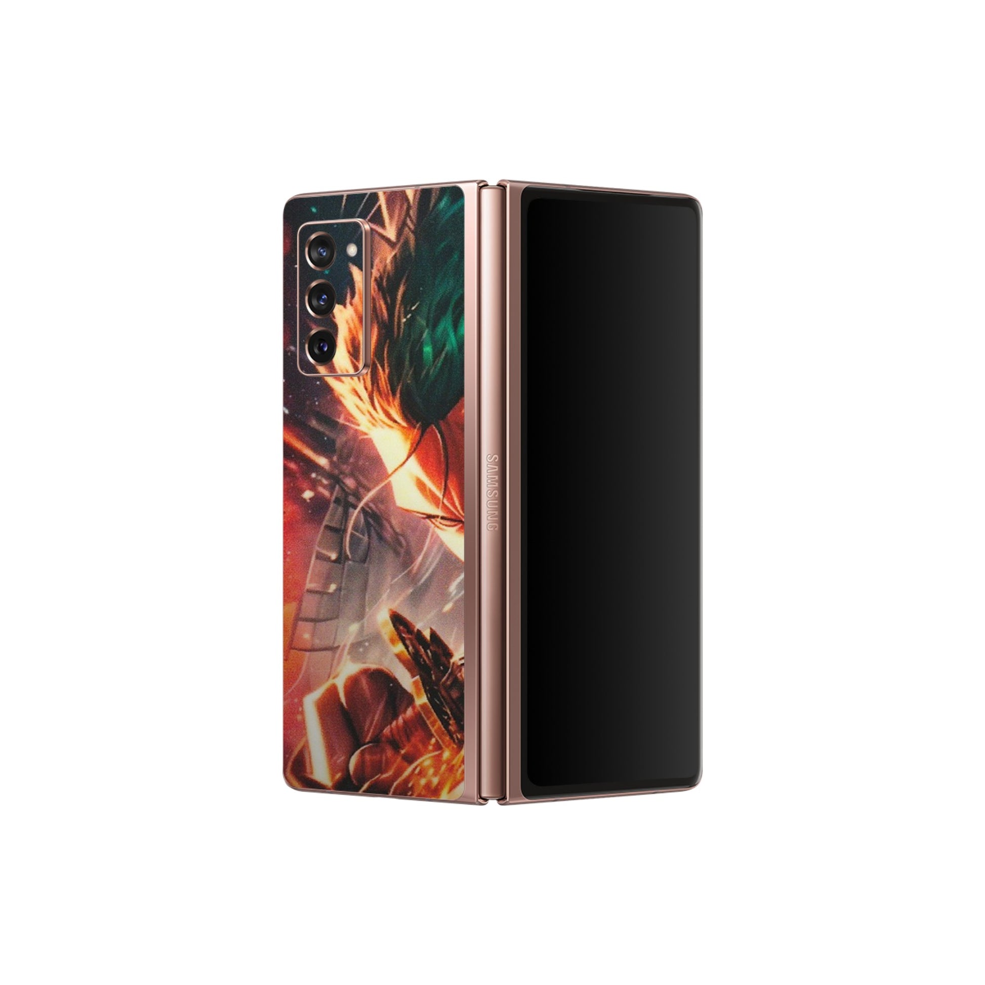 Samsung M/F/Note/Flip and C Phone Skins (All Models) - Anime Gojo Sword - Matte Finish (M-32) Samsung Galaxy Z Fold 2