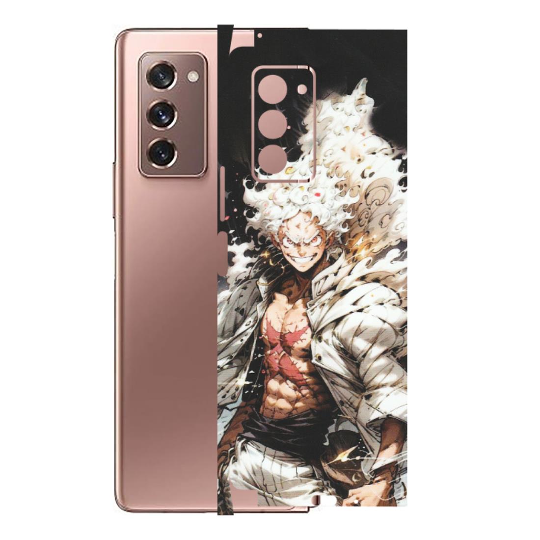 Samsung M/F/Note/Flip and C Phone Skins (All Models) - Anime Angry Classy Character - Matte Finish (M-34) Samsung Galaxy Z Fold 2