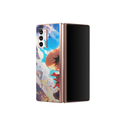 Samsung M/F/Note/Flip and C Phone Skins (All Models) - Toon One Piece Cute Character - Matte Finish (M-35) Samsung Galaxy Z Fold 2