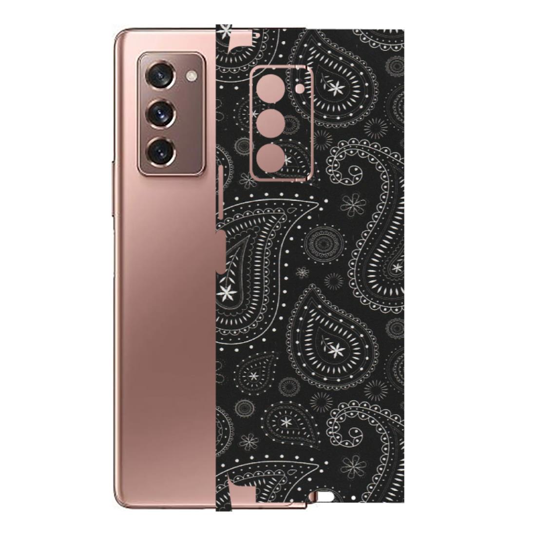 Samsung M/F/Note/Flip and C Phone Skins (All Models) - Black Sober Kerry - Matte Finish (M-37) Samsung Galaxy Z Fold 2