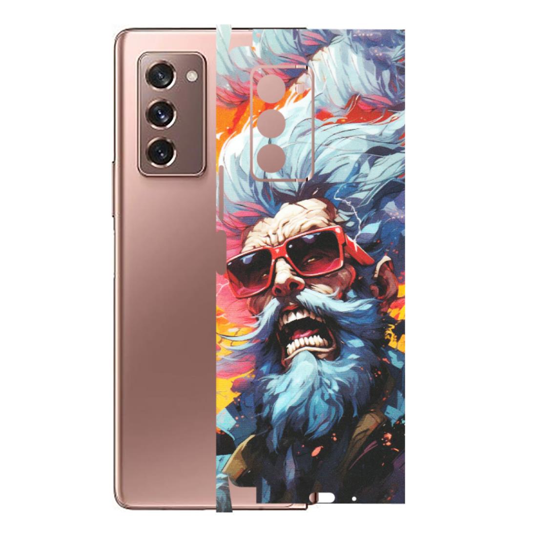 Samsung M/F/Note/Flip and C Phone Skins (All Models) - Daddy Cool Character - Matte Finish (M-43) Samsung Galaxy Z Fold 2