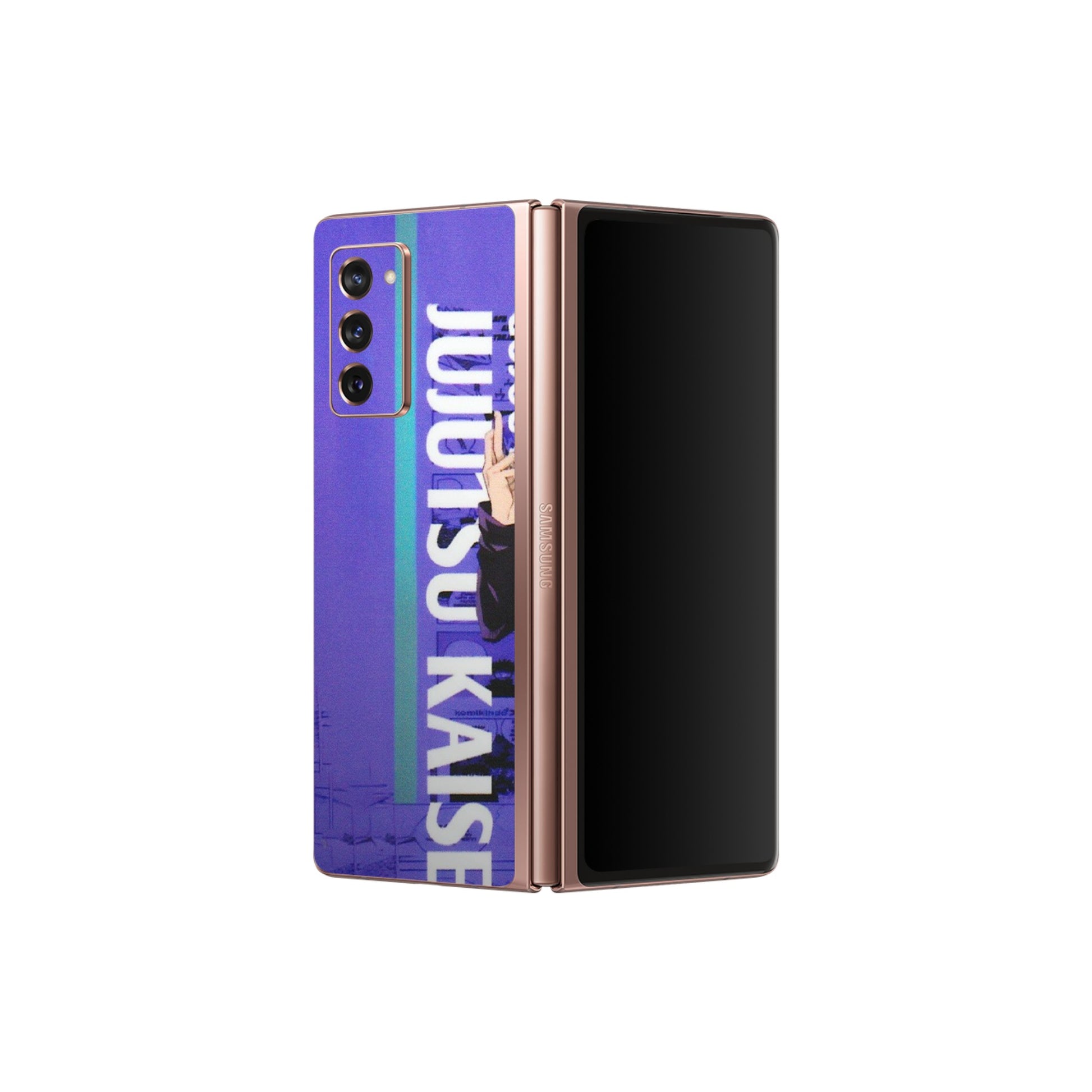 Samsung M/F/Note/Flip and C Phone Skins (All Models) - Jujutsu Kaisen Gojo - Matte Finish (M-05) Samsung Galaxy Z Fold 2