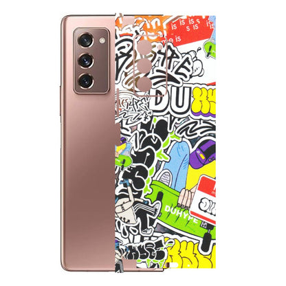 Samsung M/F/Note/Flip and C Phone Skins (All Models) - Dope Graffiti - Matte Finish (M-61) Samsung Galaxy Z Fold 2