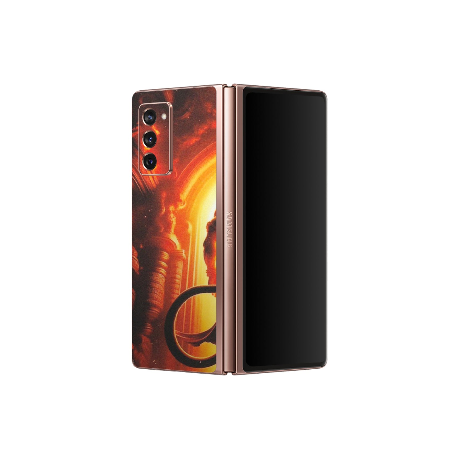 Samsung M/F/Note/Flip and C Phone Skins (All Models) - HanumanJi - Matte Finish (M-06) Samsung Galaxy Z Fold 2