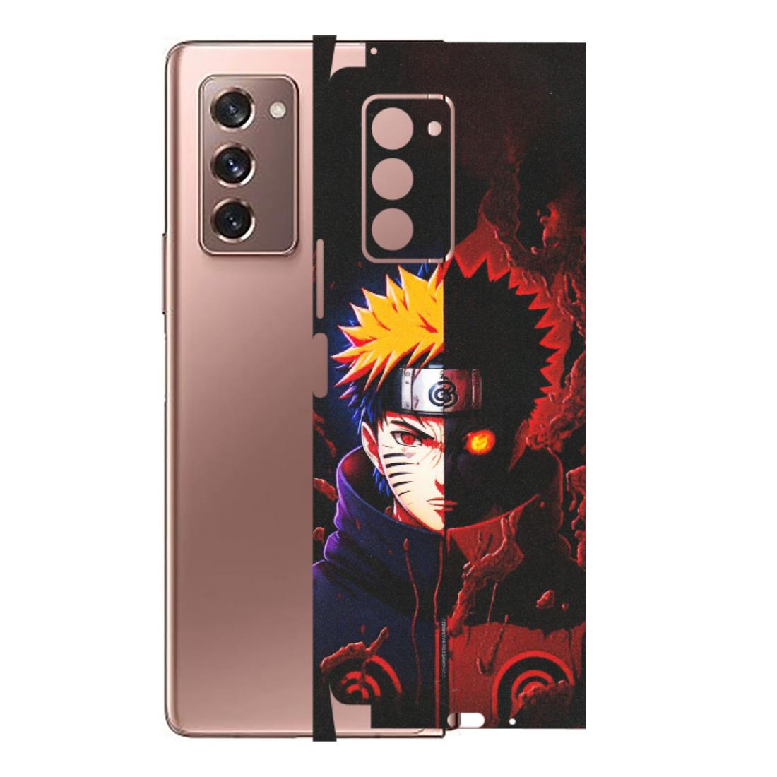 Samsung M/F/Note/Flip and C Phone Skins (All Models) - Naruto X Evil - Matte Finish (M-70) Samsung Galaxy Z Fold 2