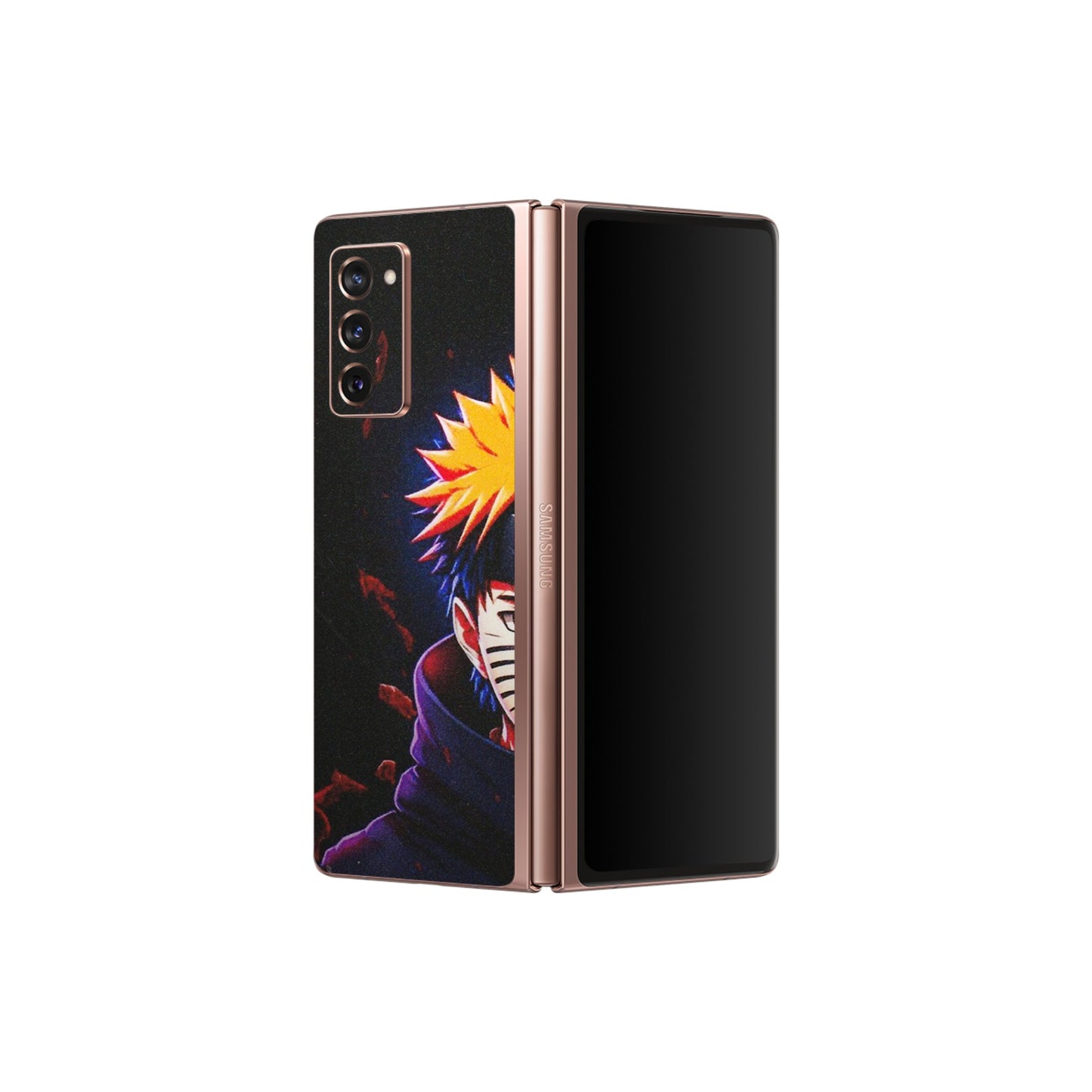 Samsung M/F/Note/Flip and C Phone Skins (All Models) - Naruto X Evil - Matte Finish (M-70) Samsung Galaxy Z Fold 2