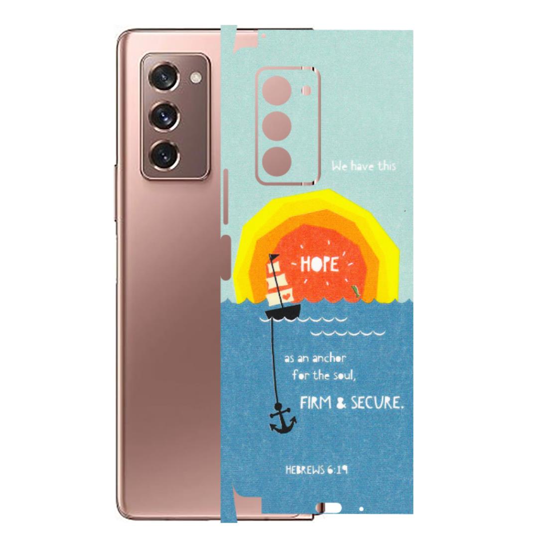 Samsung M/F/Note/Flip and C Phone Skins (All Models) - A Beautiful Sunset of Hope - Matte Finish (M-75) Samsung Galaxy Z Fold 2