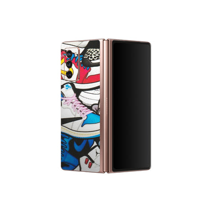 Samsung M/F/Note/Flip and C Phone Skins (All Models) - Jordan Sneakers Fan - Matte Finish (M-80) Samsung Galaxy Z Fold 2