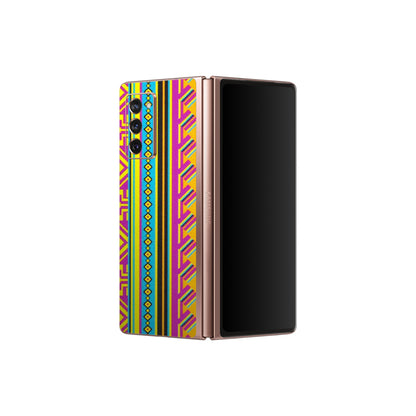 Samsung M/F/Note/Flip and C Phone Skins (All Models) - Thai illustration - Matte Finish (M-89) Samsung Galaxy Z Fold 2