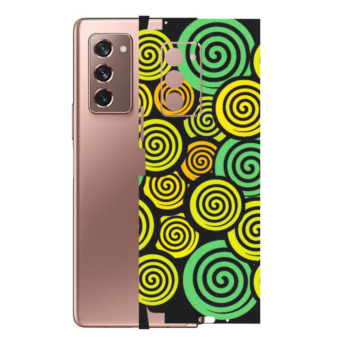 Samsung M/F/Note/Flip and C Phone Skins (All Models) - Crazy Spiral - Matte Finish (M-91) Samsung Galaxy Z Fold 2