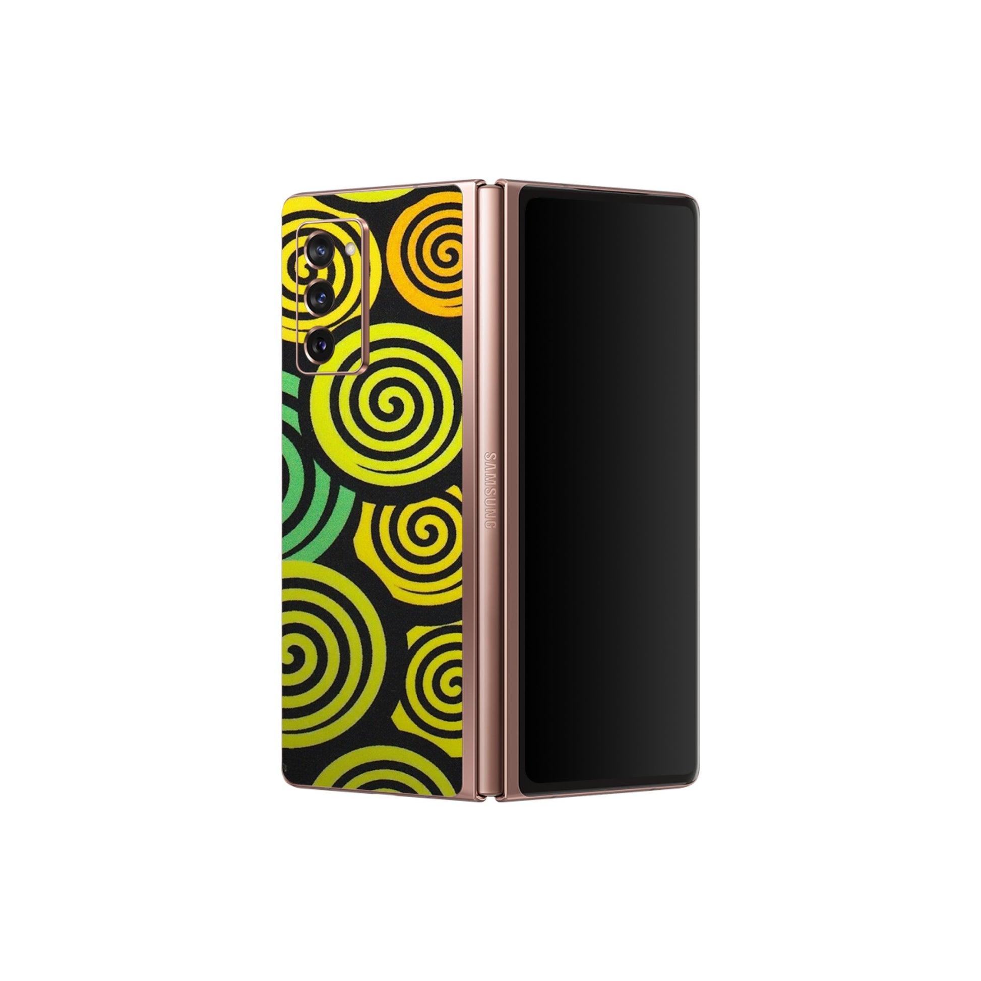 Samsung M/F/Note/Flip and C Phone Skins (All Models) - Crazy Spiral - Matte Finish (M-91) Samsung Galaxy Z Fold 2