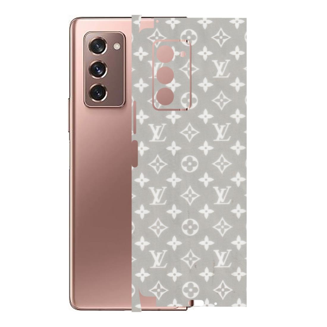 Samsung M/F/Note/Flip and C Phone Skins (All Models) - Luxury Brands Logo - Transparent Finish (T-07) Samsung Galaxy Z Fold 2