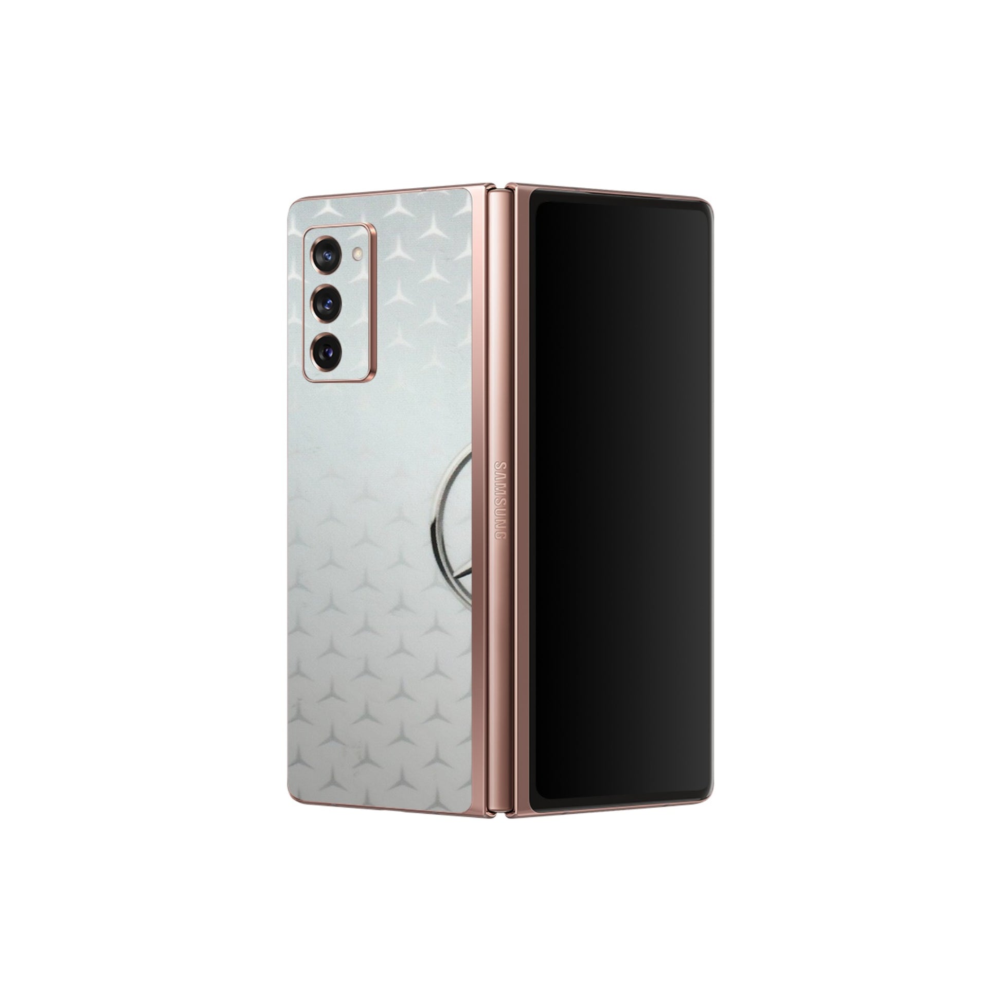 Samsung M/F/Note/Flip and C Phone Skins (All Models) - Mercedes Benz - Transparent Finish (T-10) Samsung Galaxy Z Fold 2