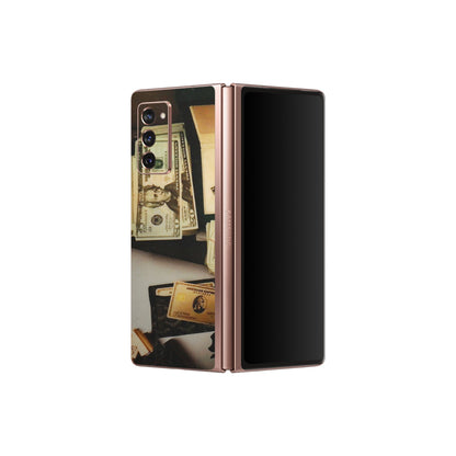 Samsung M/F/Note/Flip and C Phone Skins (All Models) - Luxury Lifestyle - Transparent Finish (T-11) Samsung Galaxy Z Fold 2