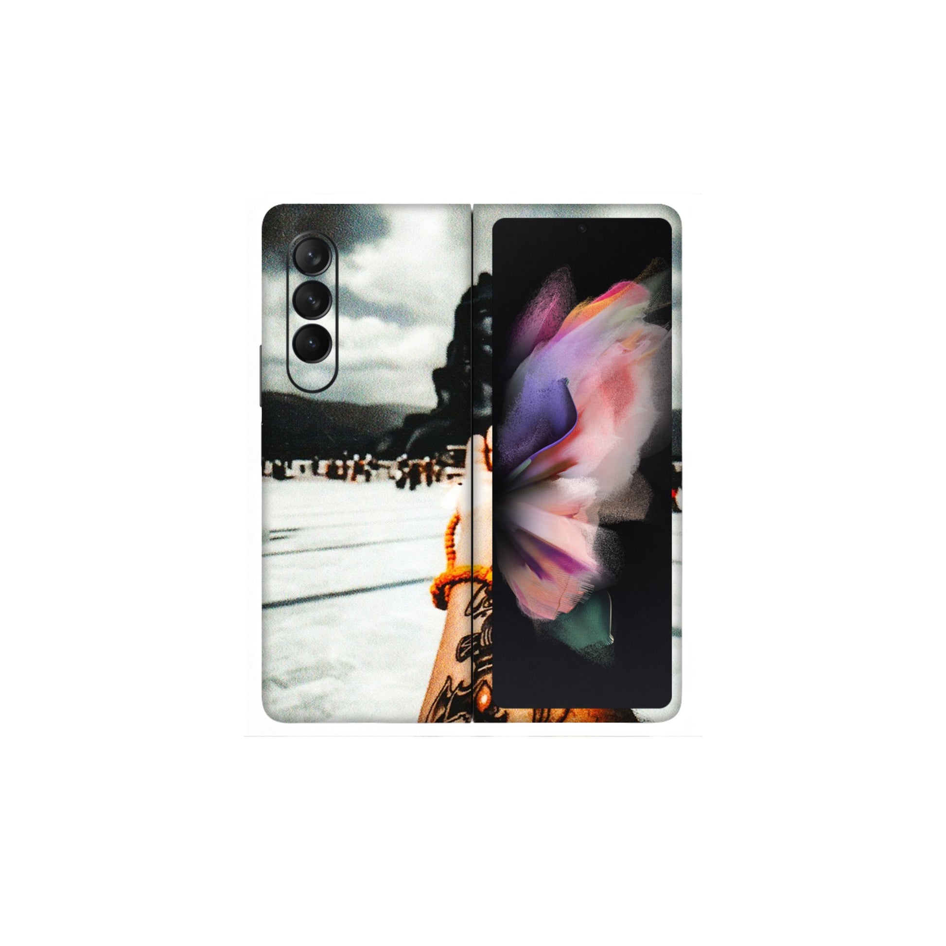 Samsung M/F/Note/Flip and C Phone Skins (All Models) - Jai Adiyogi Mahakaal - 3D Embossed Finish (L-164) Samsung Galaxy Z Fold 3