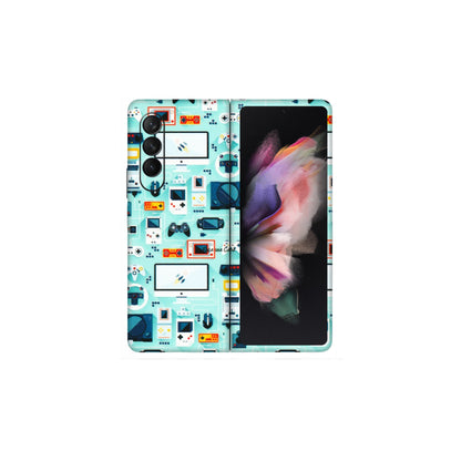 Samsung M/F/Note/Flip and C Phone Skins (All Models) - Gadgets Doodle - 3D Embossed Finish (L-184) Samsung Galaxy Z Fold 3