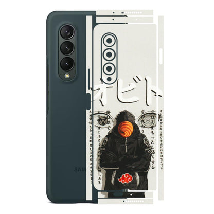 Samsung M/F/Note/Flip and C Phone Skins (All Models) - Obito Anime Eye - 3D Embossed Finish (L-19) Samsung Galaxy Z Fold 3