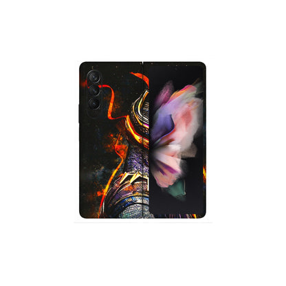 Samsung M/F/Note/Flip and C Phone Skins (All Models) - Black Panther - 3D Embossed Finish (L-190) Samsung Galaxy Z Fold 3