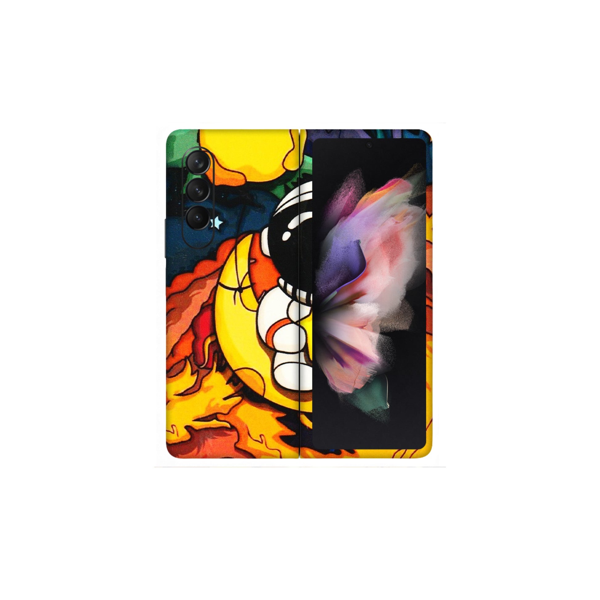 Samsung M/F/Note/Flip and C Phone Skins (All Models) - Baby Astronaut - 3D Embossed Finish (L-197) Samsung Galaxy Z Fold 3