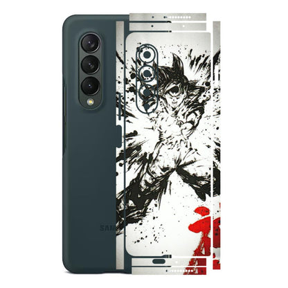 Samsung M/F/Note/Flip and C Phone Skins (All Models) - DBZ - 3D Embossed Finish (L-206) Samsung Galaxy Z Fold 3