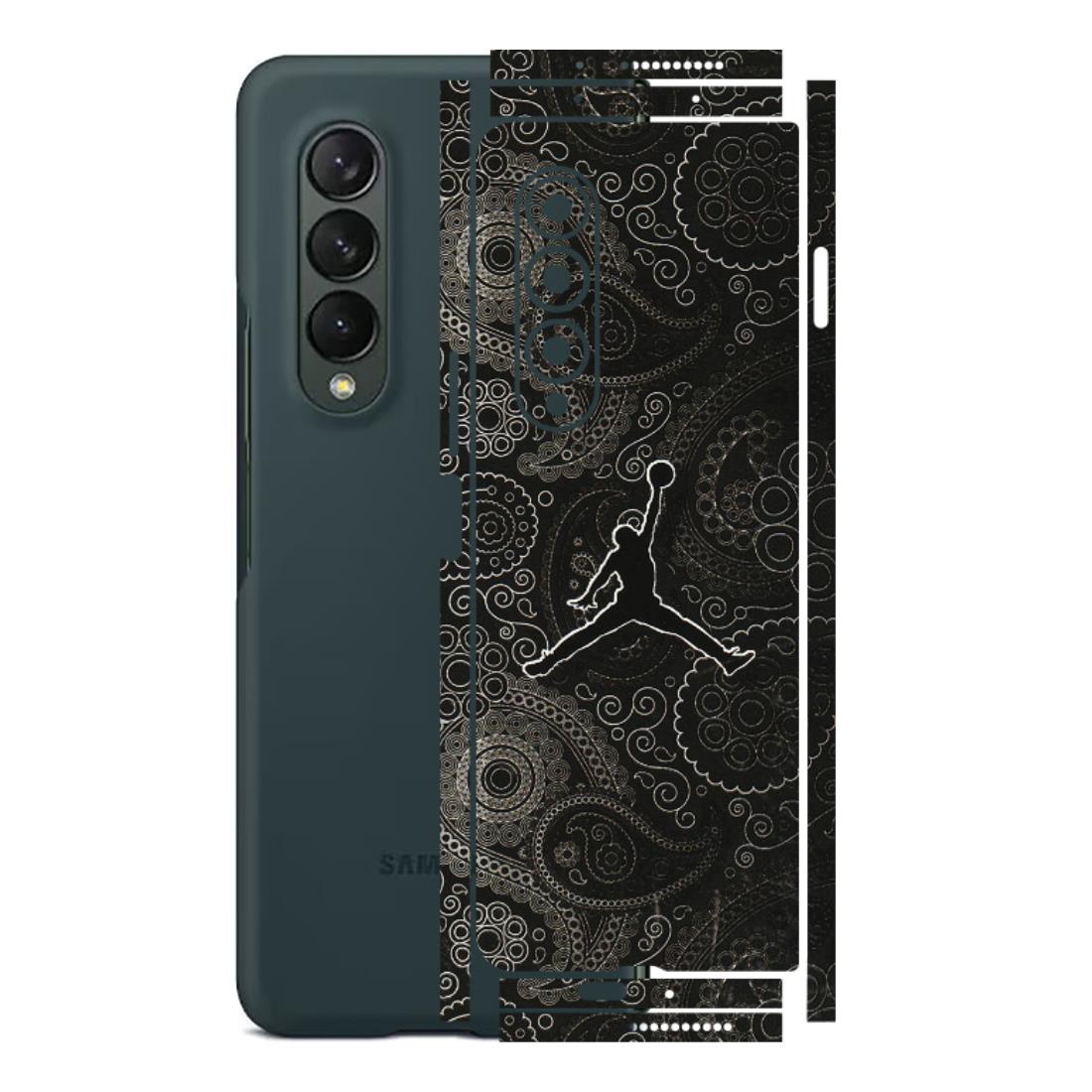 Samsung M/F/Note/Flip and C Phone Skins (All Models) - Basketball Player Artwork - 3D Embossed Finish (L-215) Samsung Galaxy Z Fold 3
