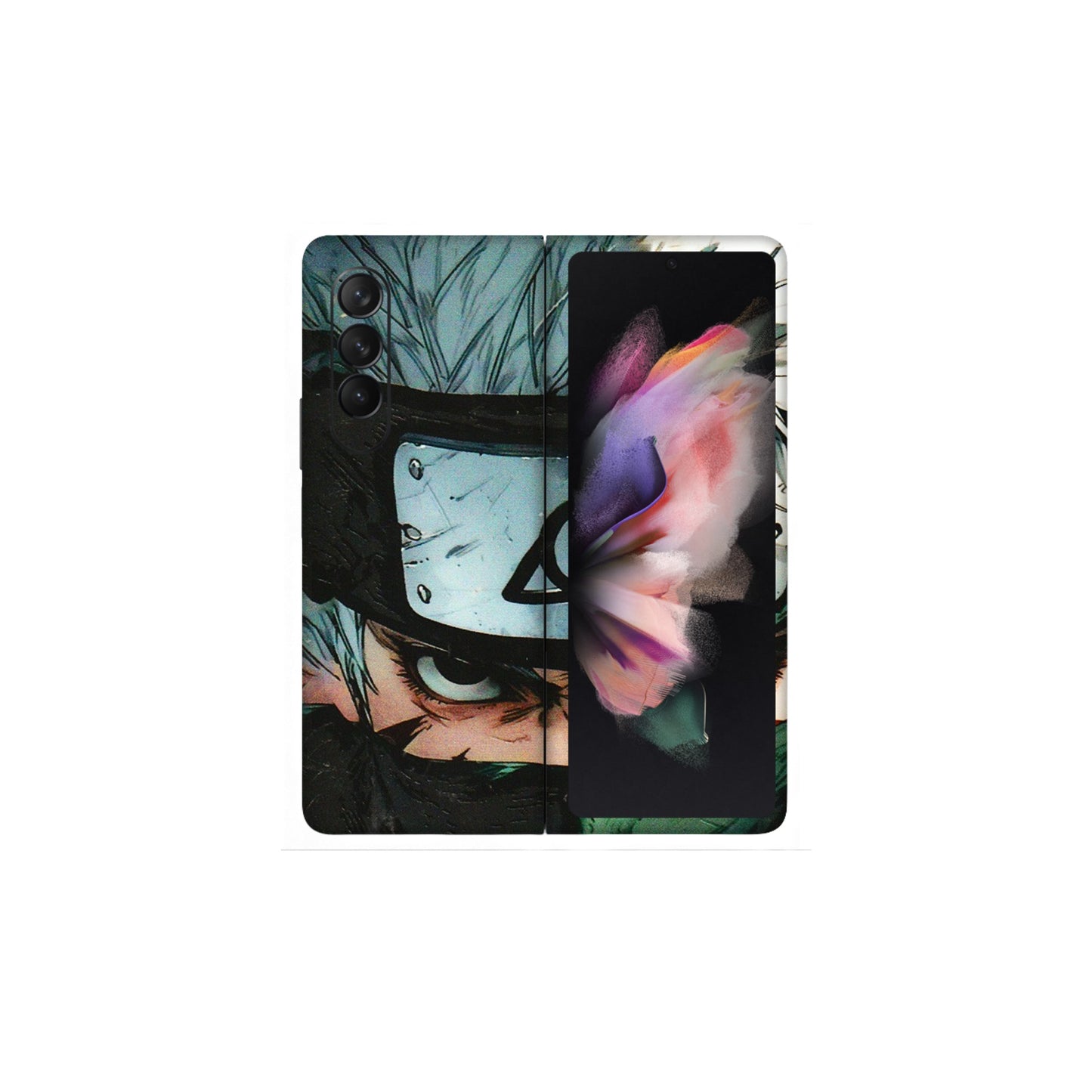 Samsung M/F/Note/Flip and C Phone Skins (All Models) - Kakashi Red Eye Focus - 3D Embossed Finish (L-227) Samsung Galaxy Z Fold 3