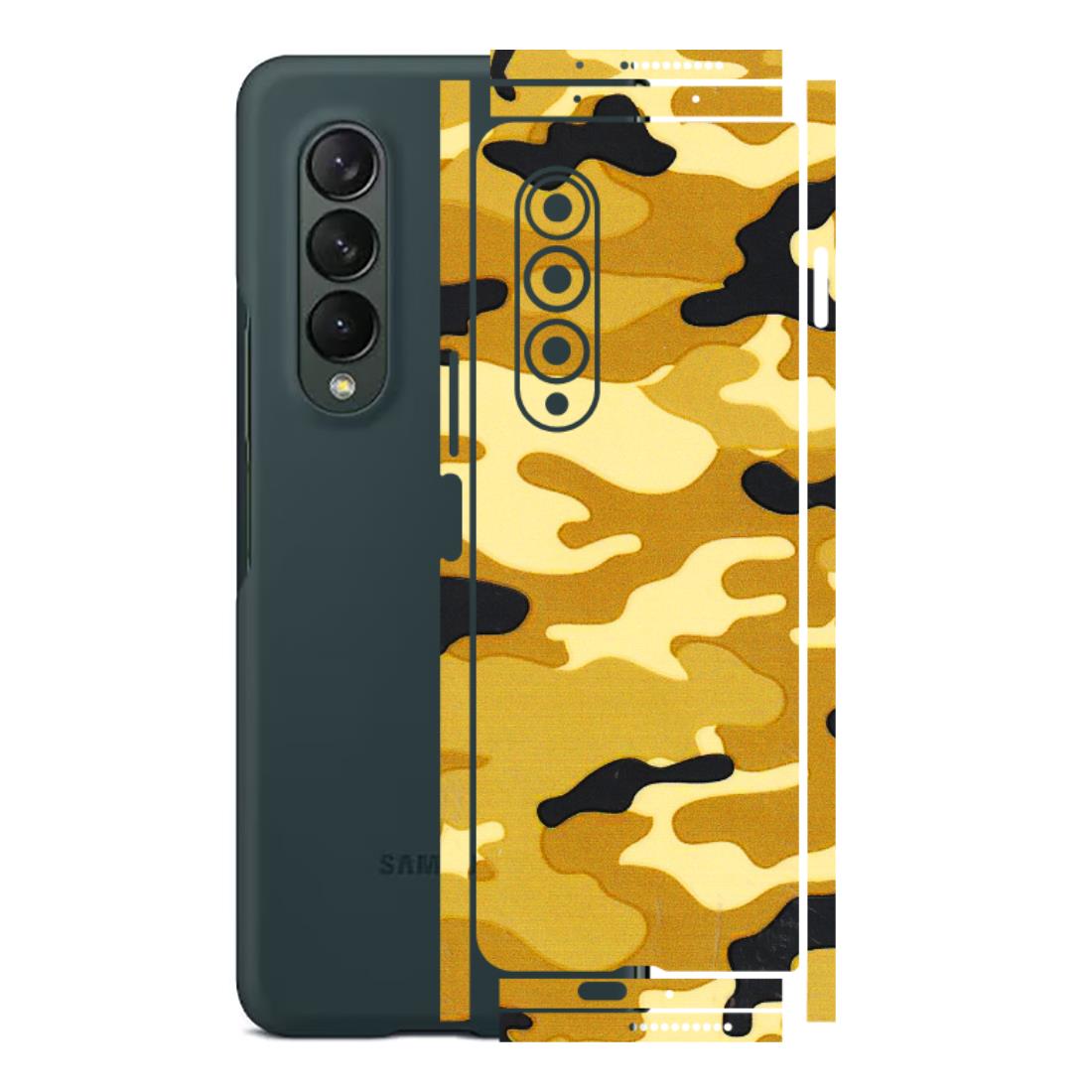 Samsung M/F/Note/Flip and C Phone Skins (All Models) - Indian Camo - 3D Embossed Finish (L-228) Samsung Galaxy Z Fold 3