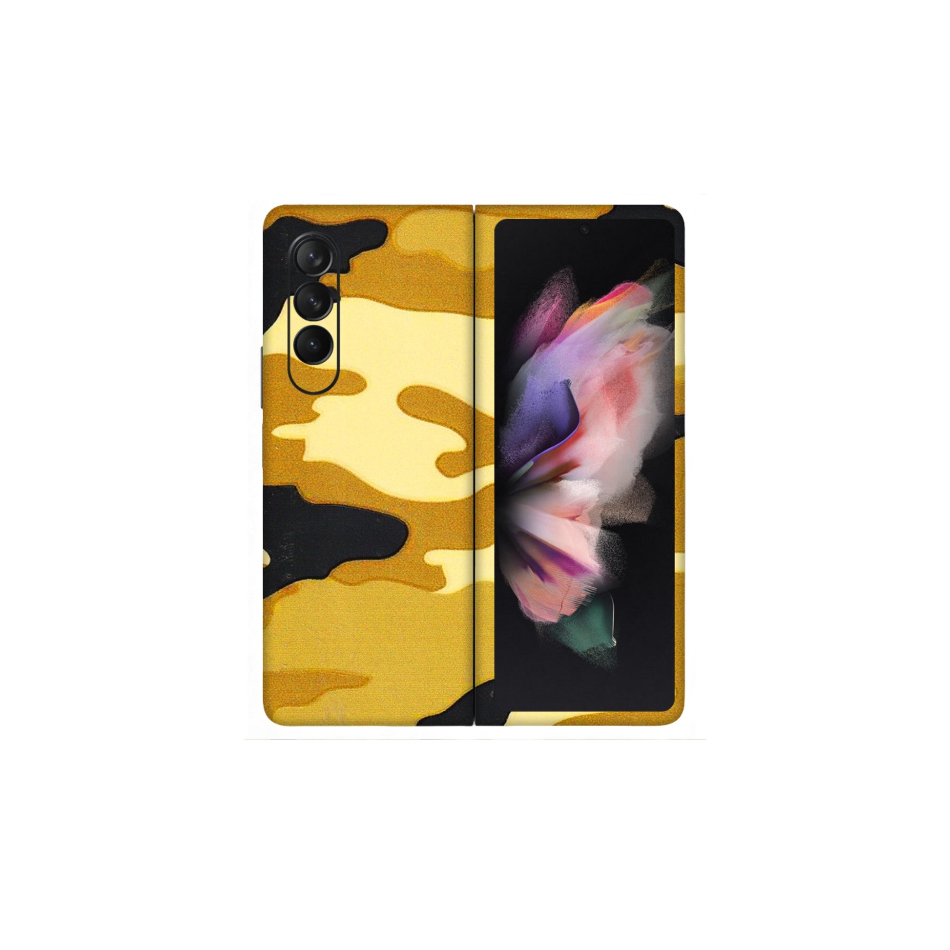 Samsung M/F/Note/Flip and C Phone Skins (All Models) - Indian Camo - 3D Embossed Finish (L-228) Samsung Galaxy Z Fold 3