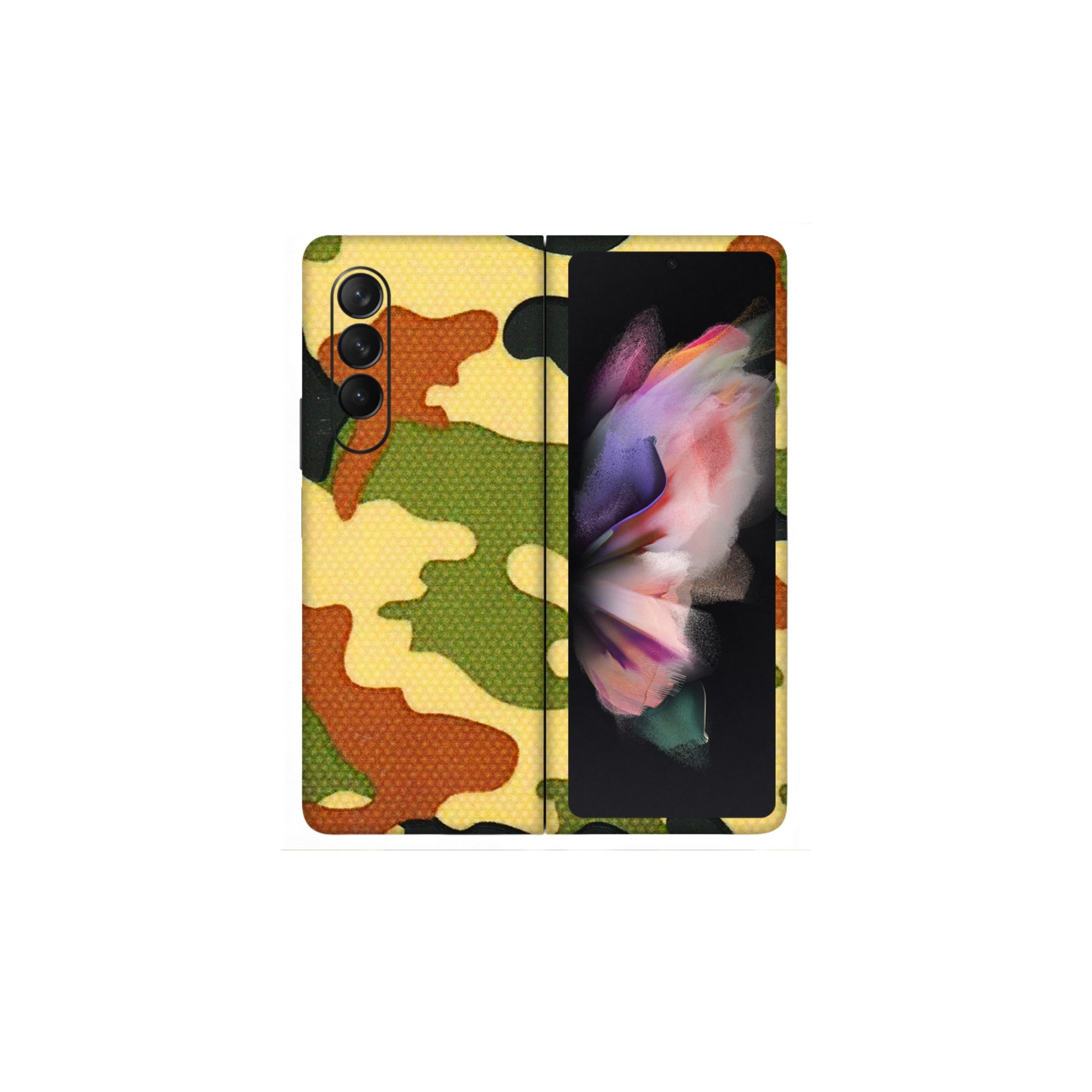 Samsung M/F/Note/Flip and C Phone Skins (All Models) - Indian Military - 3D Embossed Finish (L-234) Samsung Galaxy Z Fold 3