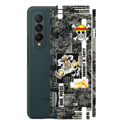 Samsung M/F/Note/Flip and C Phone Skins (All Models) - Cuffy Anime MonkeyCamic - 3D Embossed Finish (L-242) Samsung Galaxy Z Fold 3