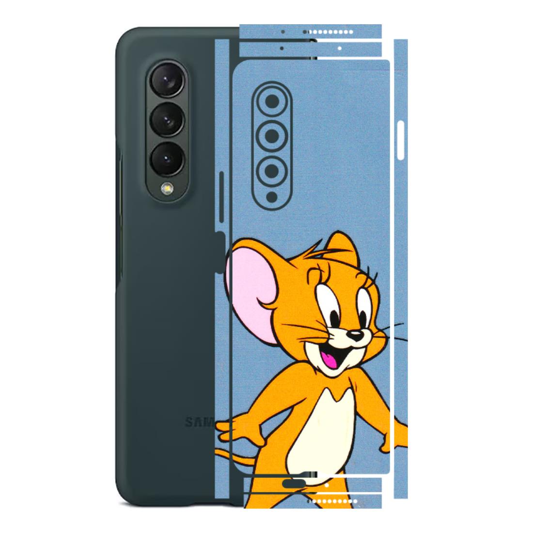 Samsung M/F/Note/Flip and C Phone Skins (All Models) - Jerry - 3D Embossed Finish (L-259) Samsung Galaxy Z Fold 3