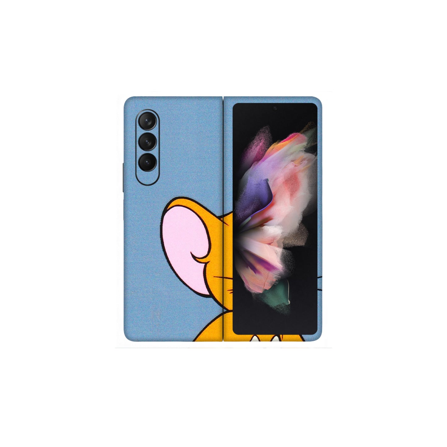 Samsung M/F/Note/Flip and C Phone Skins (All Models) - Jerry - 3D Embossed Finish (L-259) Samsung Galaxy Z Fold 3