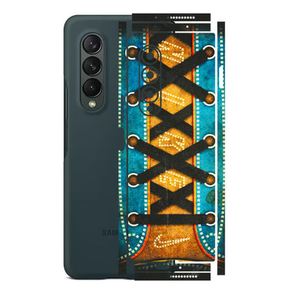 Samsung M/F/Note/Flip and C Phone Skins (All Models) - Sneakers Lover Nike - 3D Embossed Finish (L-262) Samsung Galaxy Z Fold 3