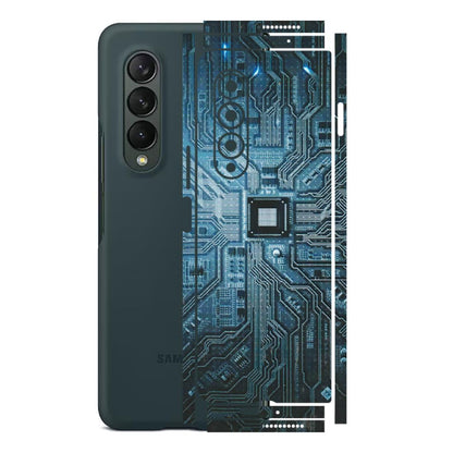 Samsung M/F/Note/Flip and C Phone Skins (All Models) - Original Circuit - 3D Embossed Finish (L-267) Samsung Galaxy Z Fold 3