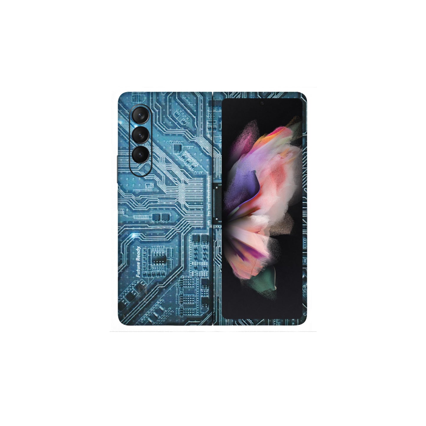 Samsung M/F/Note/Flip and C Phone Skins (All Models) - Original Circuit - 3D Embossed Finish (L-267) Samsung Galaxy Z Fold 3