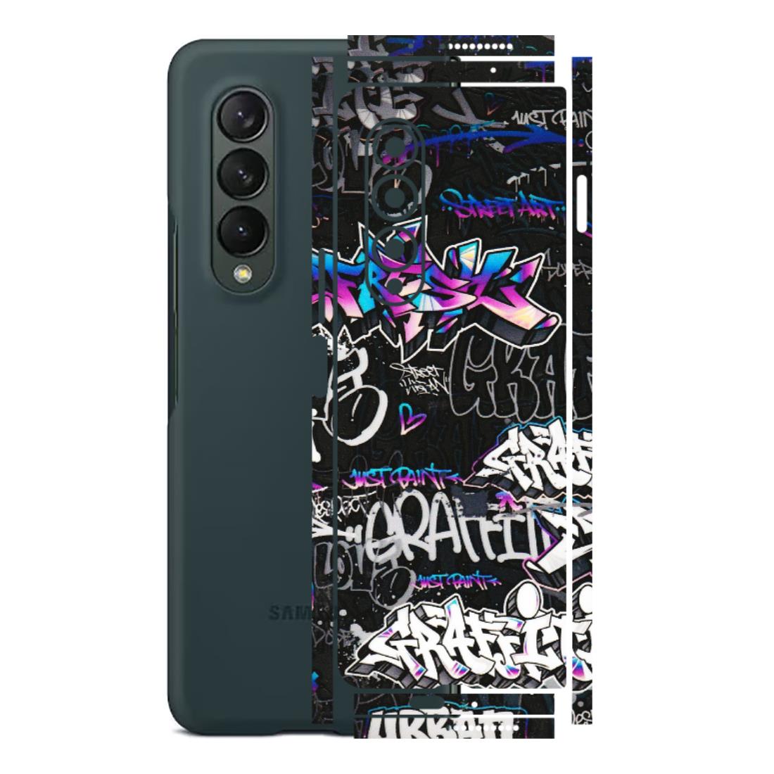 Samsung M/F/Note/Flip and C Phone Skins (All Models) - Graffiti Killer - 3D Embossed Finish (L-274) Samsung Galaxy Z Fold 3